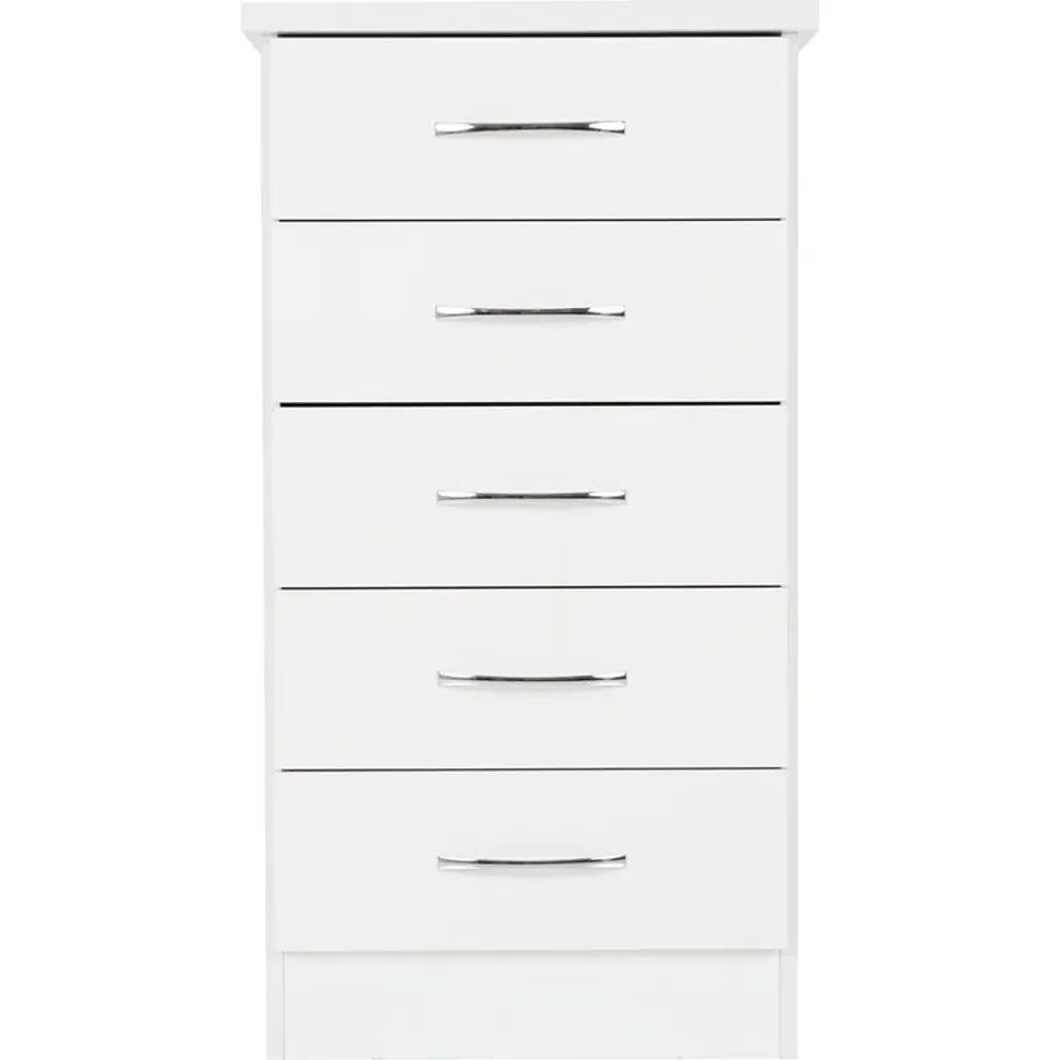 BOXED KOSIE 5 DRAWER NARROW CHEST 