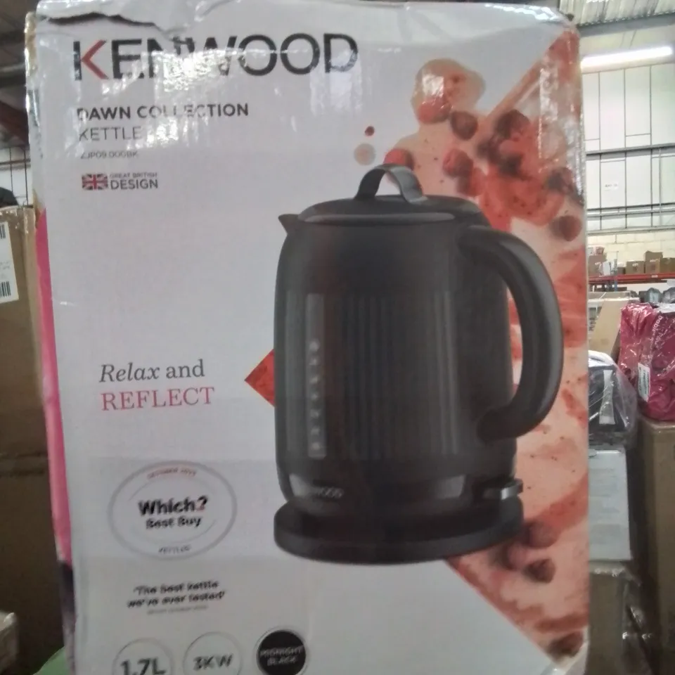 BOXED KENWOOD DAWN COLLECTION KETTLE IN BLACK