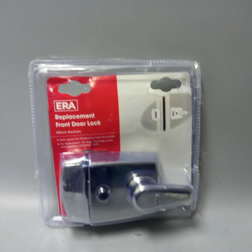 ERA REPLACEMENT FRONT DOOR LOCK 60MM BACKSET