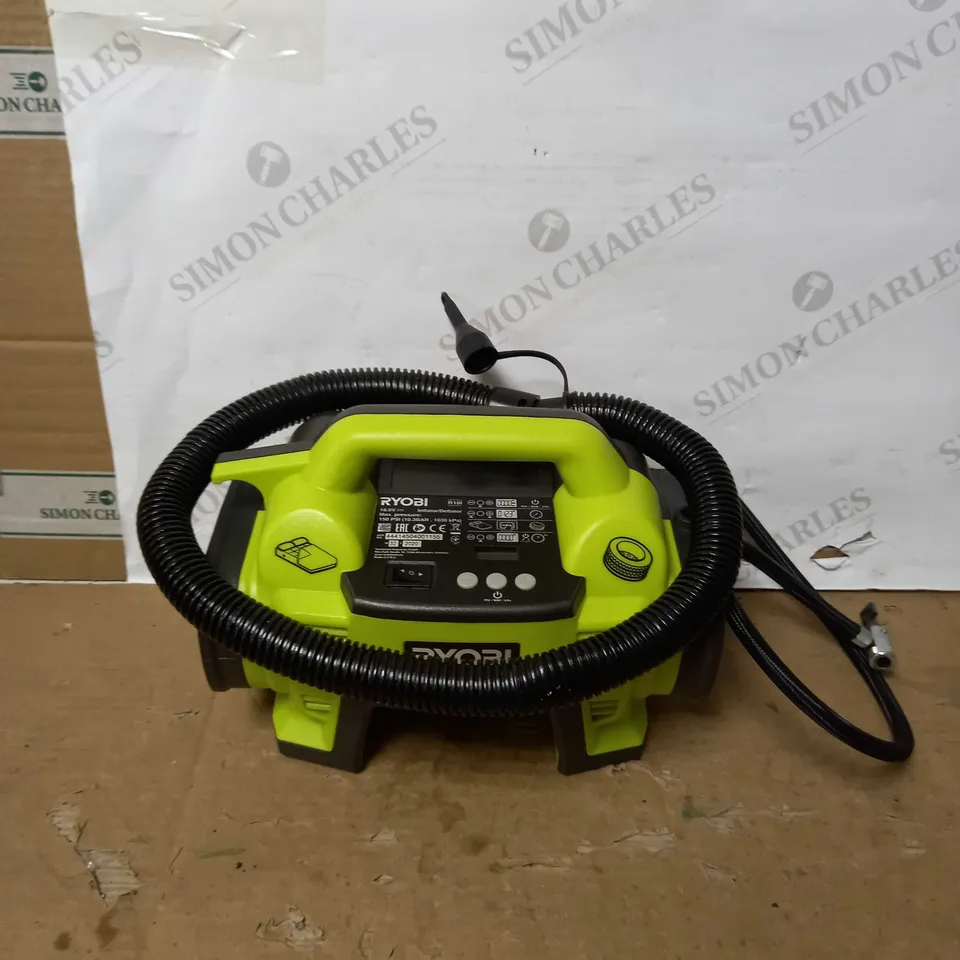 RYOBI INFLATOR/DEFLATOR 