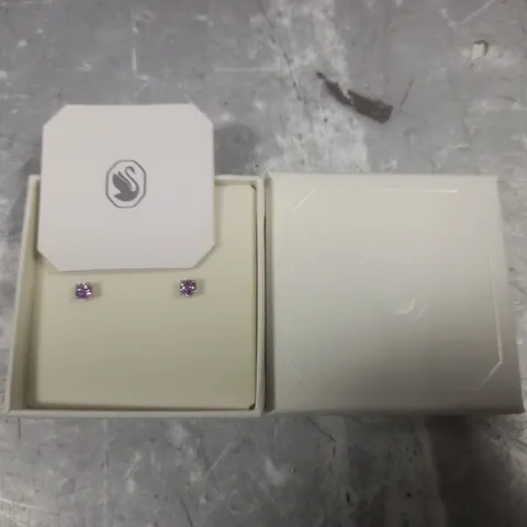 BOXED PAIR OF SWAROVSKI STUD EARRINGS