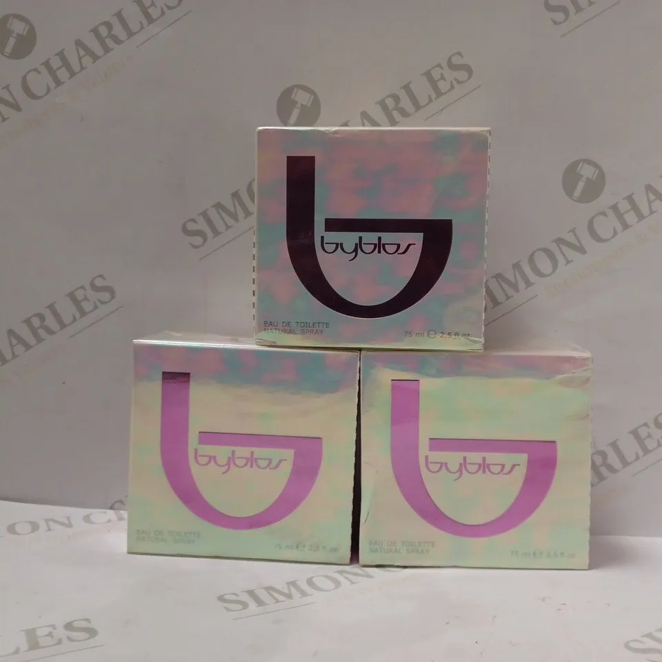 BOX OF APPROX 5 SEALED BYBLAS EAU DE TOILETTE NATURAL SPRAY