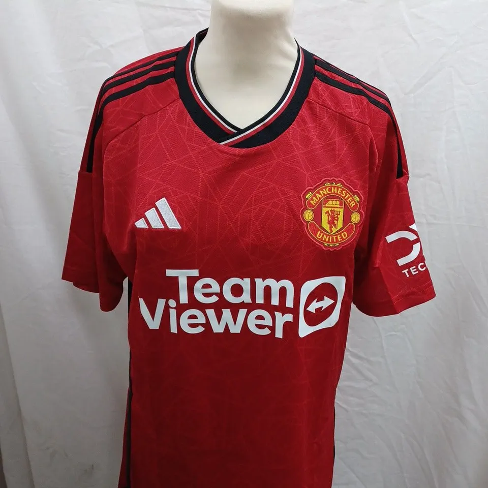 ADIDAS MANCHESTER UNITED HOME 23/24 SHIRT - MEDIUM
