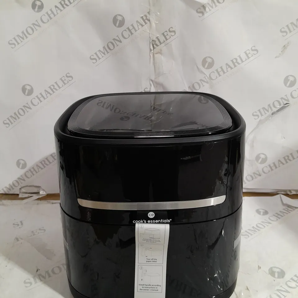 BOXED COOK'S ESSENTIALS 4L AIR FRYER BLACK