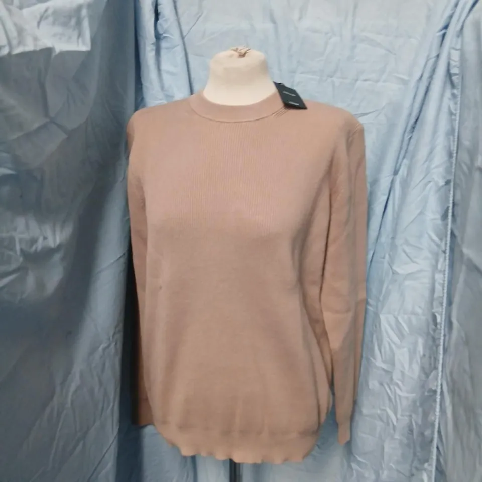 LEGEND LONDON RIDGE KNIT SWEATSHIRT – BROWN, SIZE M