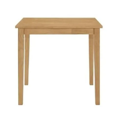 BOXED LEDBURY SMALL DINING TABLE IN LIGHT OAK FINISH