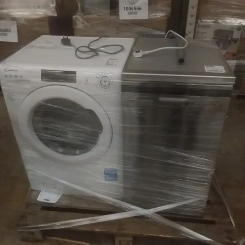 COMFEE SLIMLINE FREESTANDING DISHWASHER AND CANDY SMART PRO FREESTANDING WASHING MACHINE WHITE