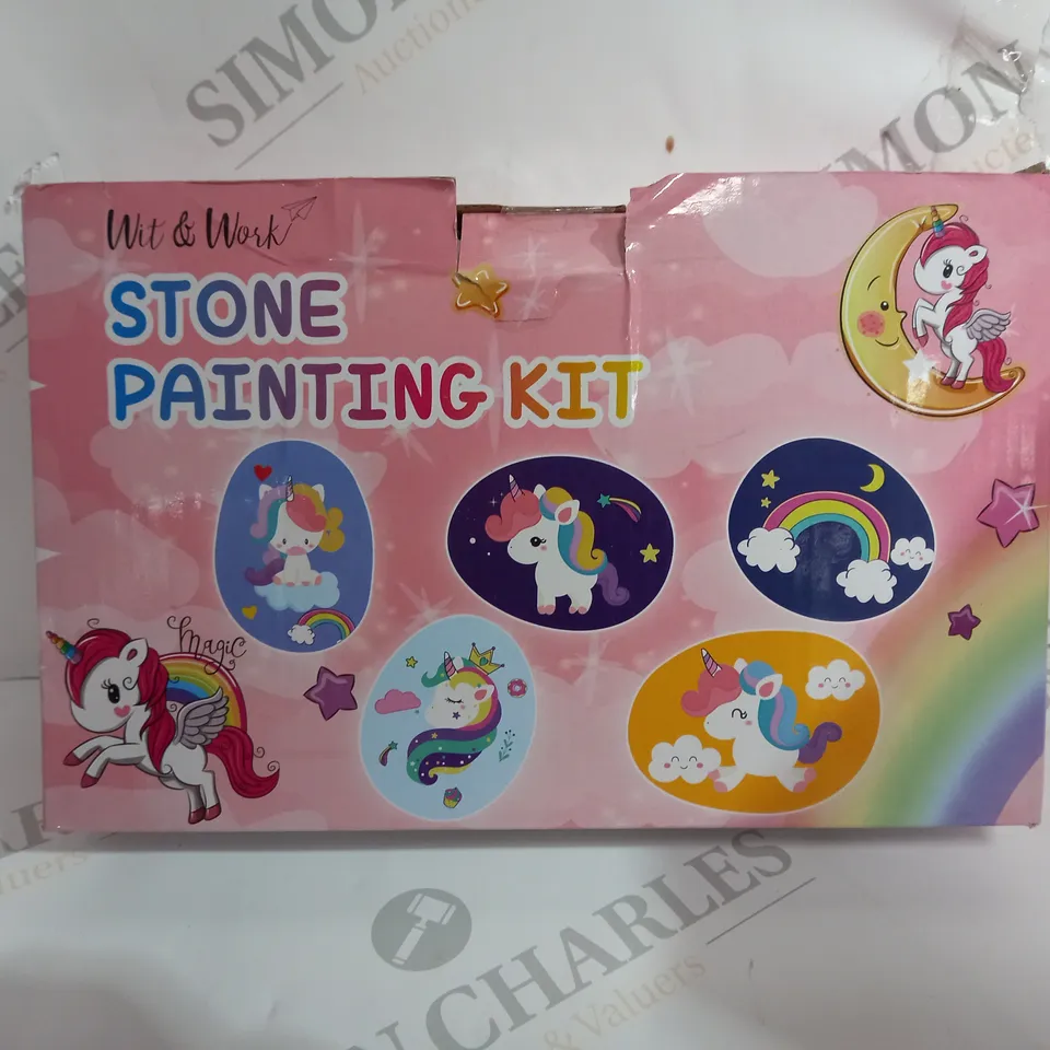 SET OF 3 WIT & WORK ROCK PAINTING KIT