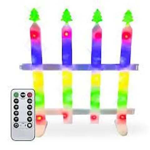 PACIFIC ACCENTS 5 PANEL MULTICOLOUR FENCE LIGHT