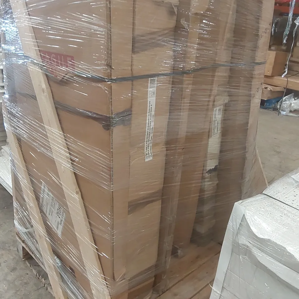 PALLET CONTAINING APPROXIMATELY 11x BRANDED SHOWER GLASS ENCLOSURES