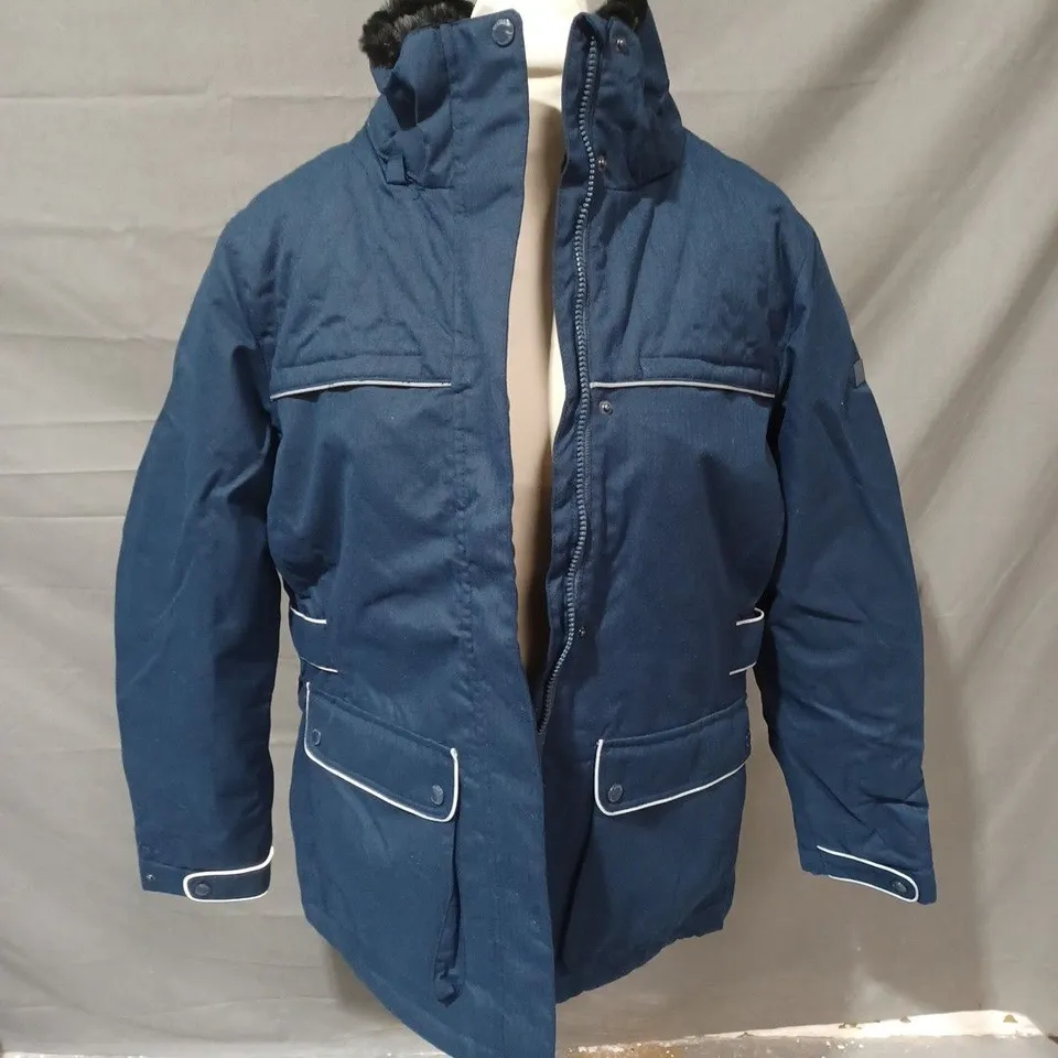 REGATTA NAVY PADDED JACKET - UK 16