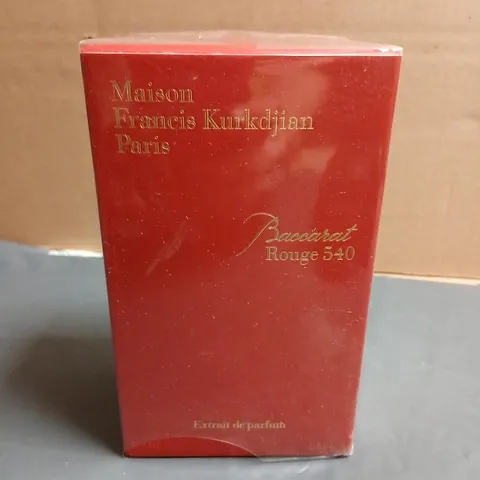 BOXED SEALED MAISON FRANCIS KURKDJIAN BACCARAT ROUGE 540 EXTRAIT DE PARFUM 70ML