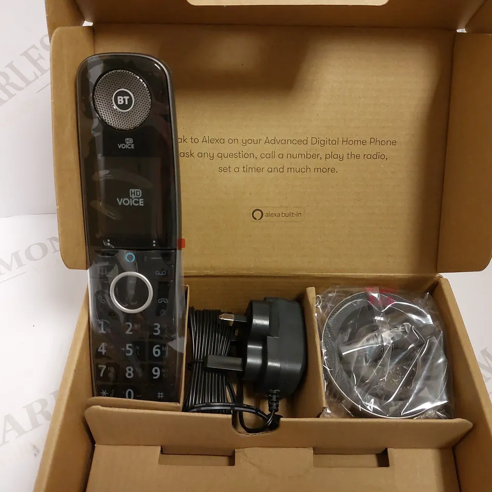 BOXED BT ADVANCE DIGITAL HOME PHONE WITH BUILT IN ALEXA