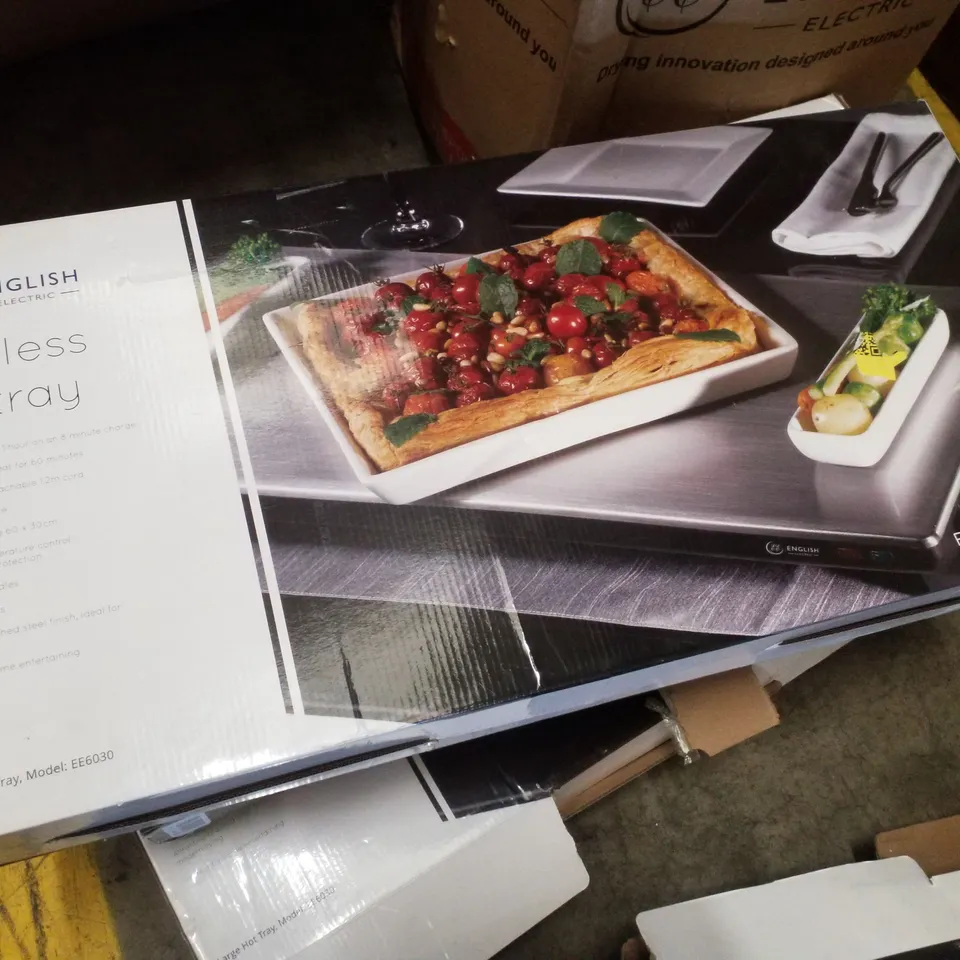 BOXED ENGLISH ELECTRIC LARGE HOT TRAY EE6030