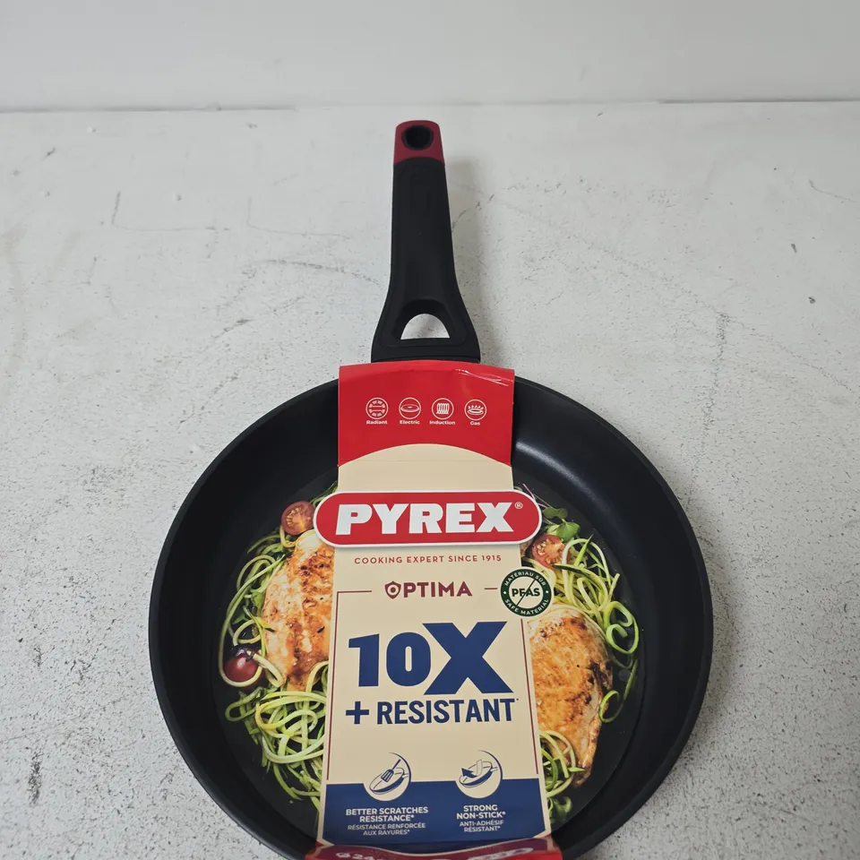 PYREX OPTIMA FRYING PAN – 10X RESISTANT, NON-STICK