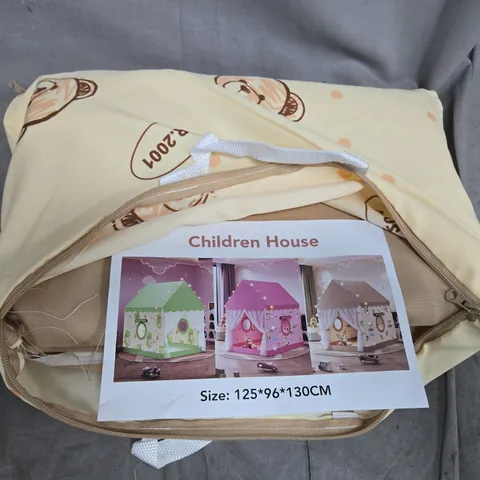 CHILDREN HOUSE PLAY TENT – 125 X 96 X 130 CM – CARRY BAG (GER.2001)