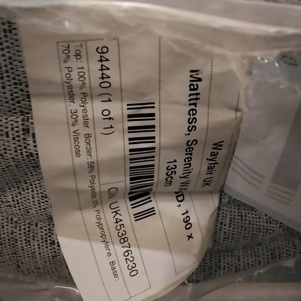 QUALITY BAGGED SILENTNIGHT MIRACOIL ORTHO DOUBLE 4'6" MATTRESS