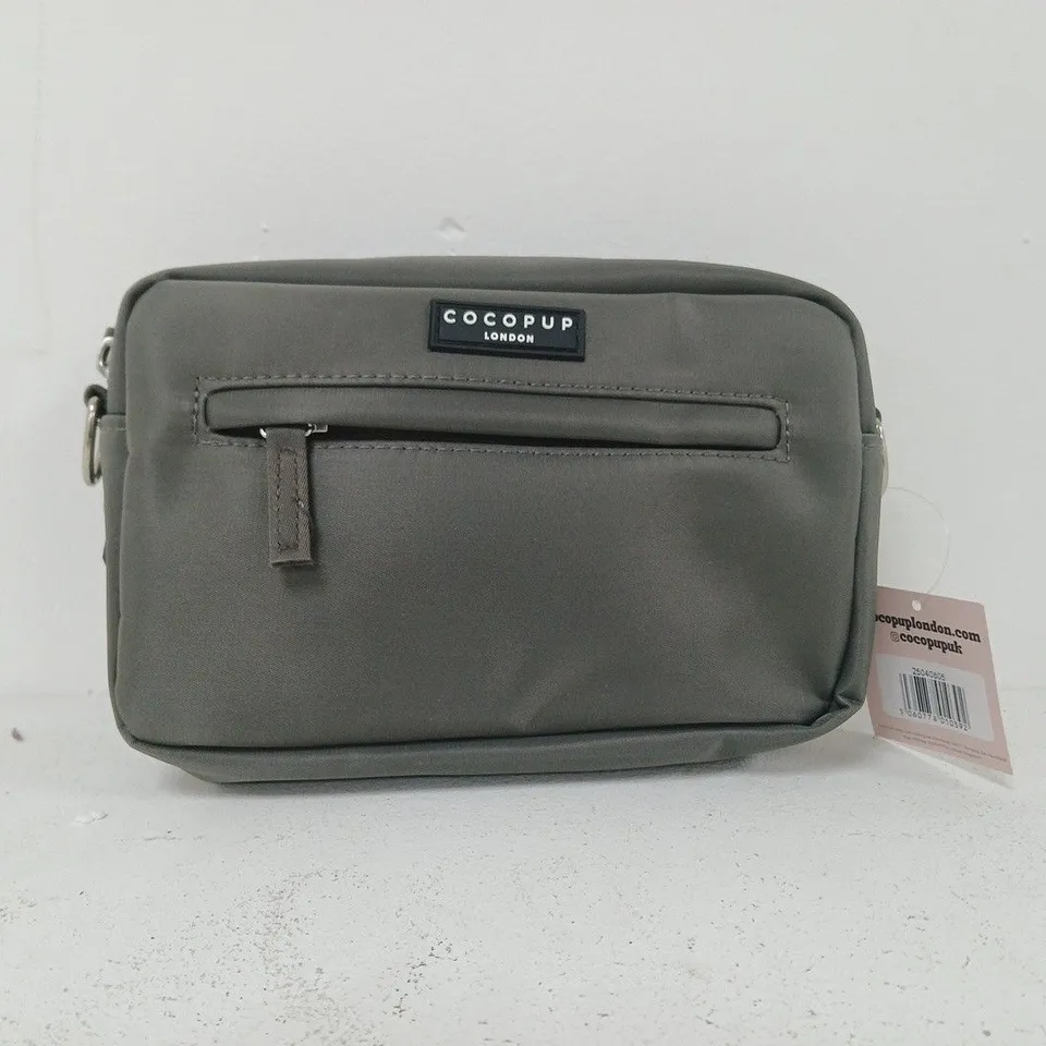 COCOPUP LONDON GREY COSMETIC POUCH