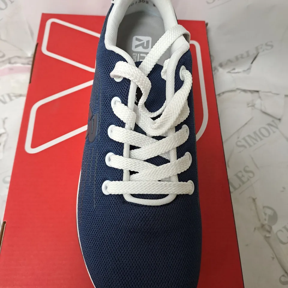 RIEKER REVOLUTION TRAINERS IN BLUE SIZE 6.5