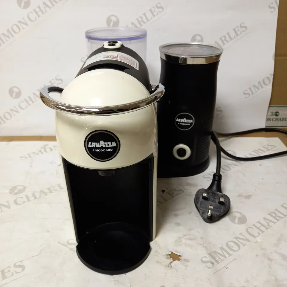 LAVAZZA A MODO MIO JOLIE PLUS COFFEE MACHINE WITH MILK FROTHER, WHITE