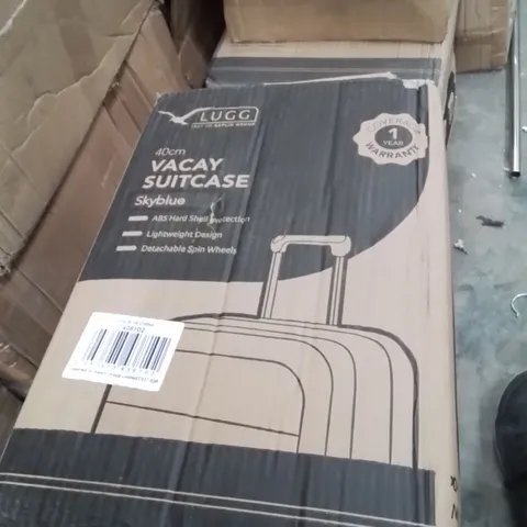 BOXED LUGG 40CM VACAY SUITCASE SKYBLUE