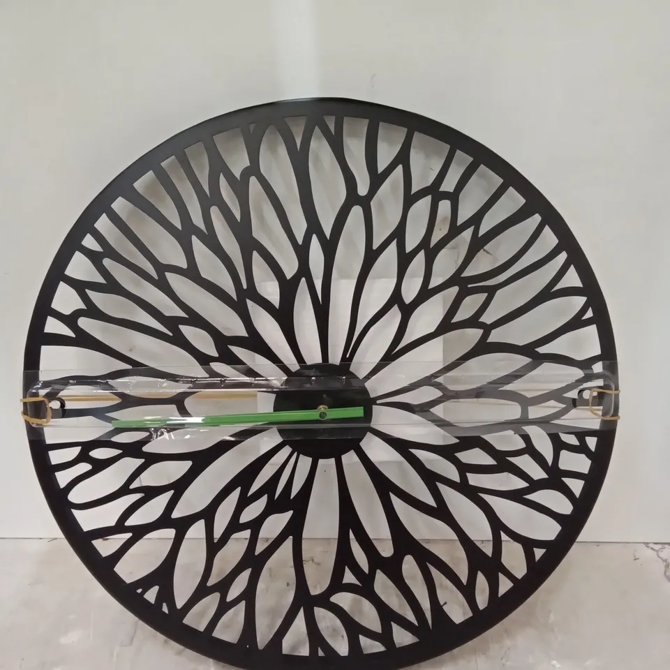 BOXED MY HOME GARDEN CLOCK (BLACK) 