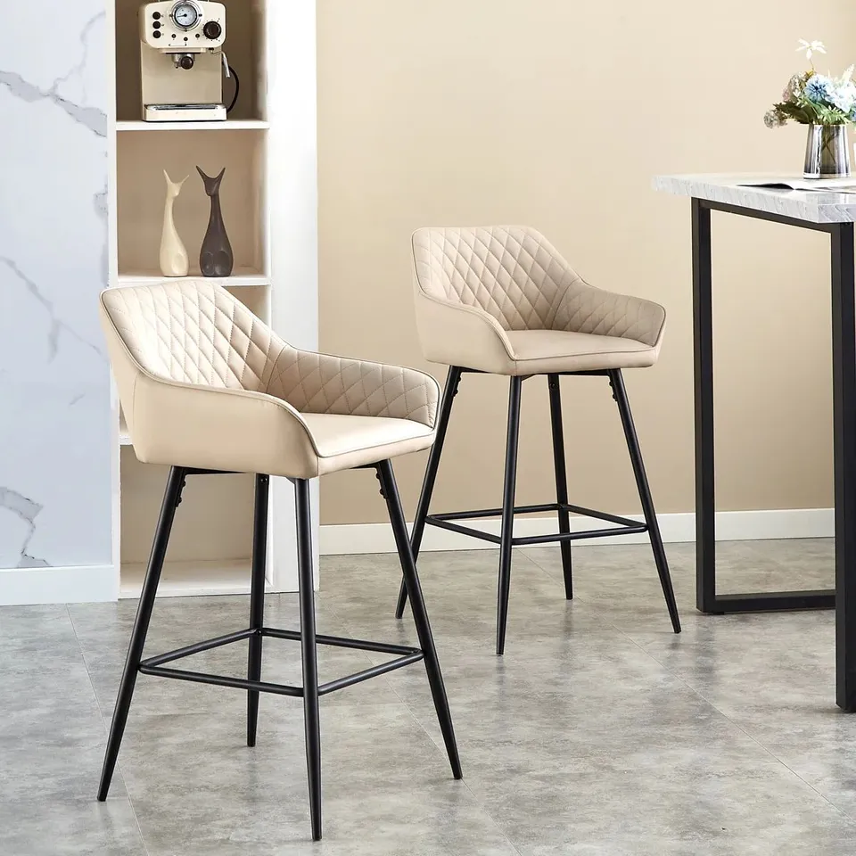 BOXED BLISSFIELD UPHOLSTERED COUNTER STOOL (SET OF 2)