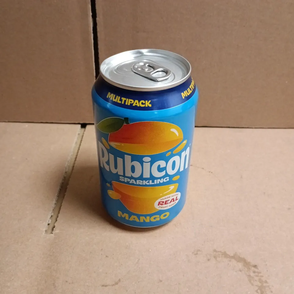 APPROXIMATELY 12 RUBICON MANGO SPARKLING 330ML CANS (BEST BEFORE MARCH 2027)