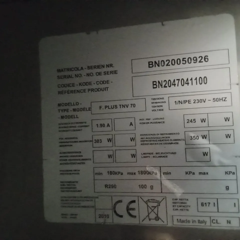 F.PLUS TNV 70 SINGLE DOOR FRIDGE 