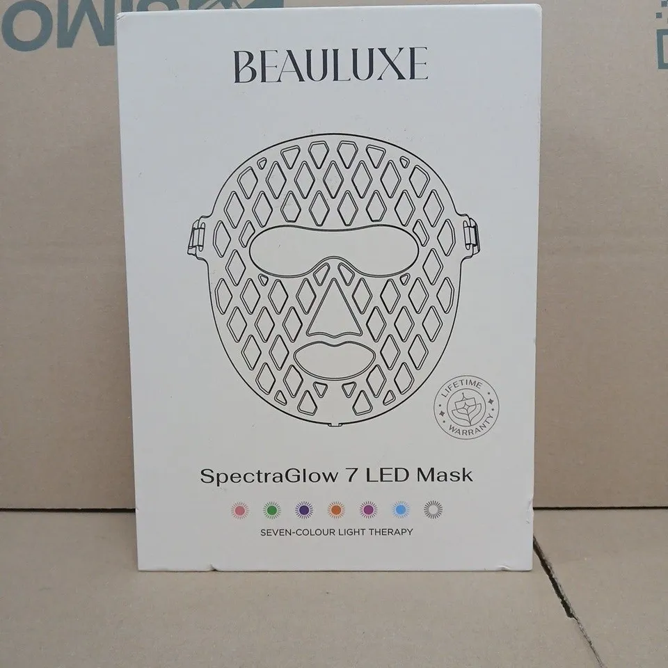 BOXED BEAULUXE SPECTRA GLOW 7 LED MASK