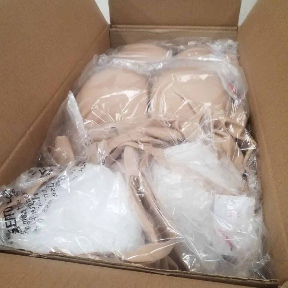 BOX CONTAINING APPROXIMATELY 15 BRAND NEW MAGISCULPT ALMOND BODYSUIT - SIZE 42DD
