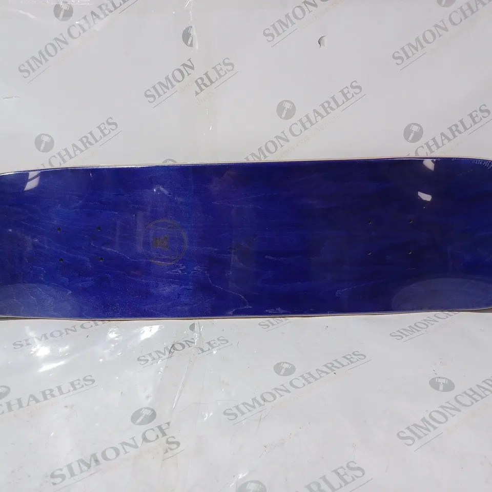 BUNGABLED 2-TONE SKATEBOARD DECK IN BLUE/BLACK