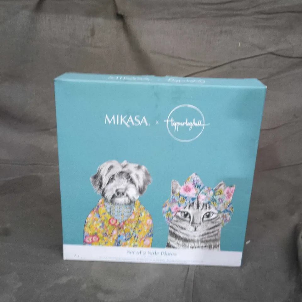 MIKASA X [ARTIST] SET OF 2 ILLUSTRATED PRINTS 