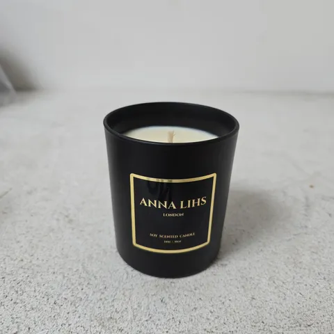 ANNA LIHS LONDON SOY SCENTED CANDLE – BLACK JAR