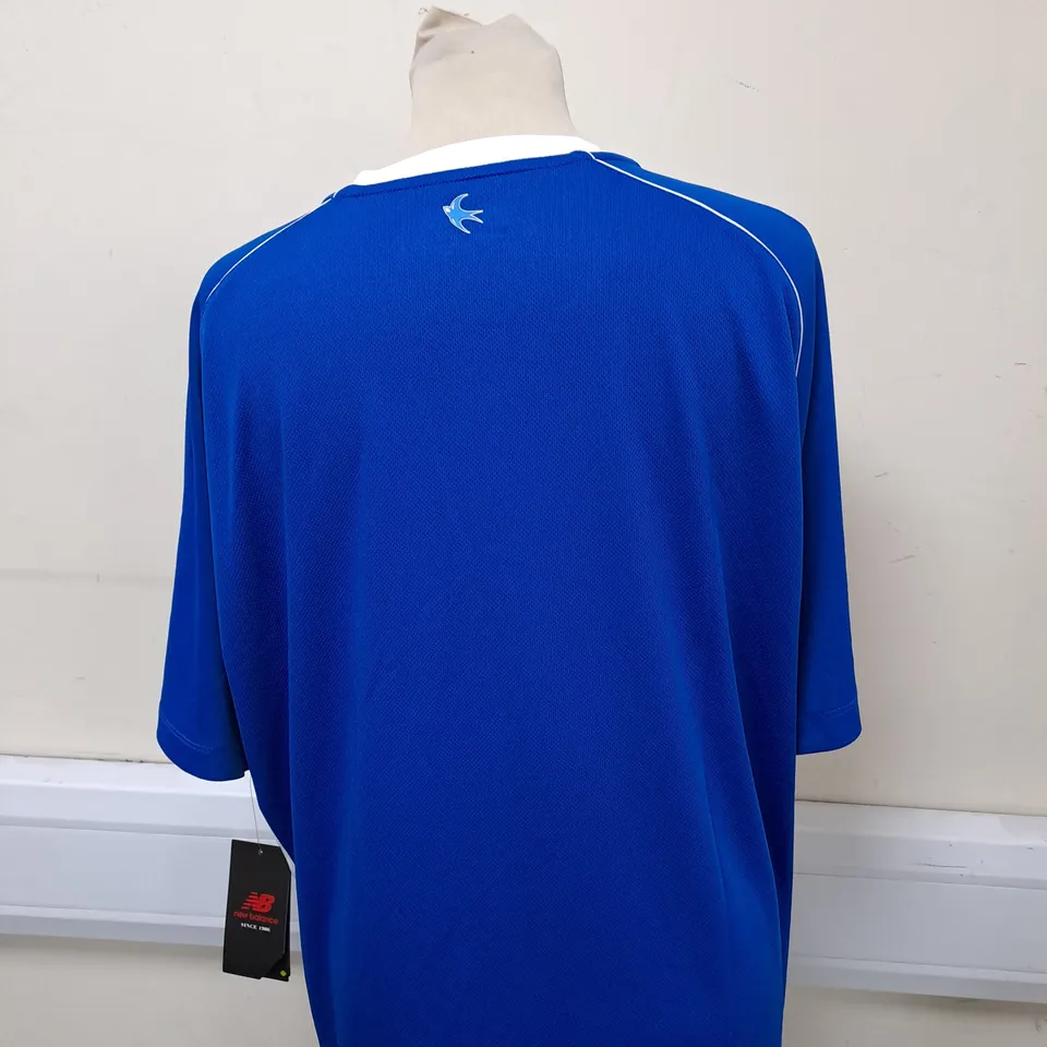 CARDIFF CITY FC HOME SHIRT SIZE XL