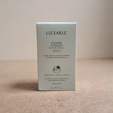 LIZ EARLE CLEANSE & POLISH HOT CLOTH CLEANSER STARTER KIT (30ML)