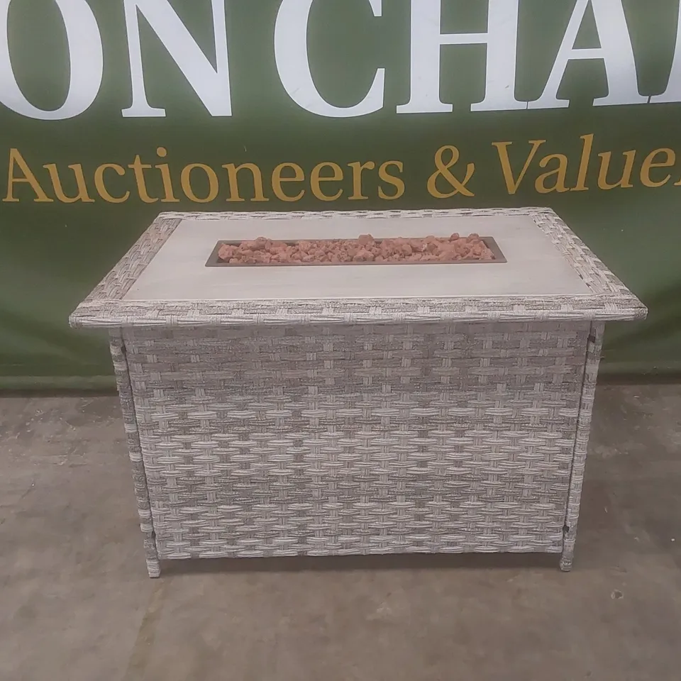 BRAND NEW BOXED ARIZONA OUTDOOR GAS FIRE PIT TABLE (1 BOX) RRP £495