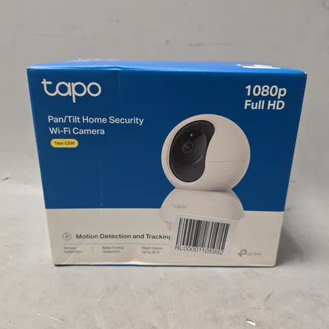 BOXED TAPO PAN/TILT HOME SECURITY WI-FI CAMERA 