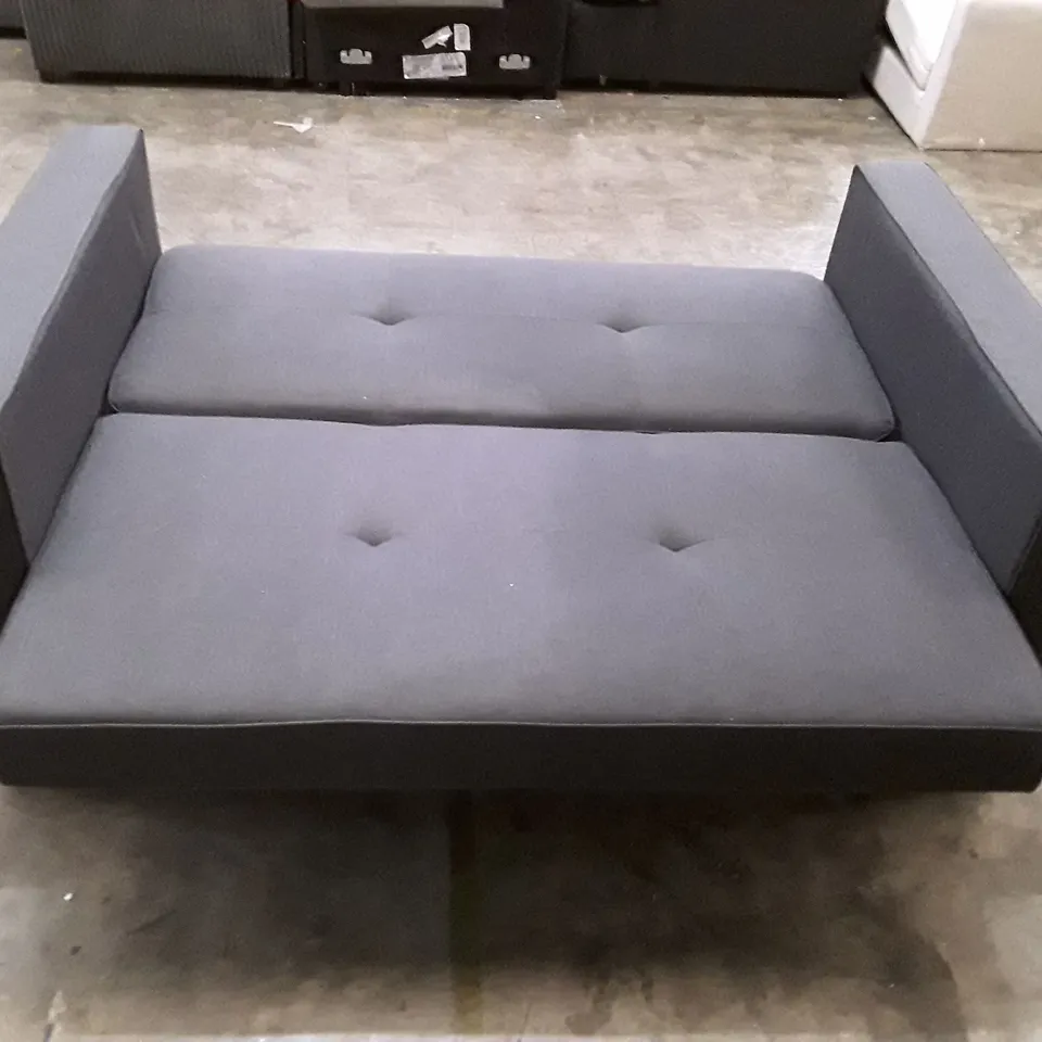 QUALITY DESIGNER CLIC-CLAC SOFA BED - GREY FABRIC