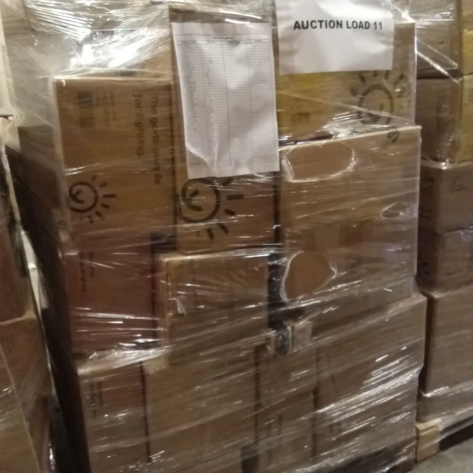 PALLET CONTAINING APPROXIMATELY 53 DESIGNER LIGHTING PRODUCTS