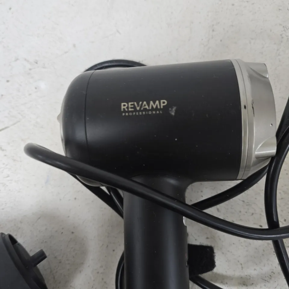REVAMP PROFESSIONAL HAIR DRYER WITH DIFFUSER ATTACHMENTS