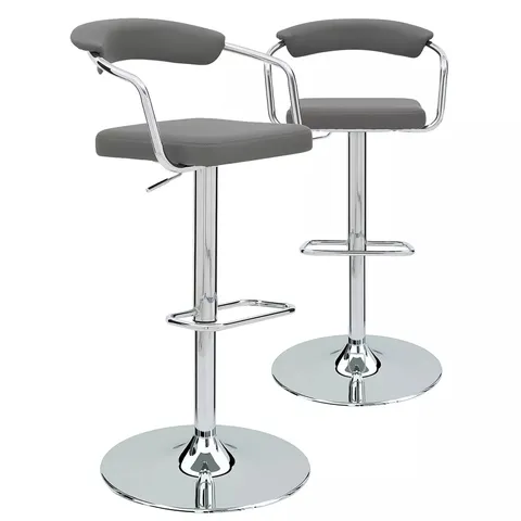 BOXED PAIR OF NEW TEXAS BAR STOOLS IN BLACK (COLLECTION ONLY)