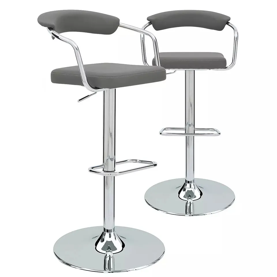 BOXED PAIR OF NEW TEXAS BAR STOOLS IN BLACK (COLLECTION ONLY)