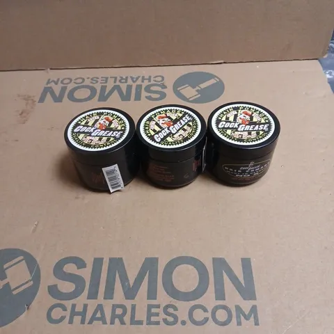 BOX OF APPROXIMATELY 60 X COCK GREASE EXTRA SLICK HAIR POMADE 50G