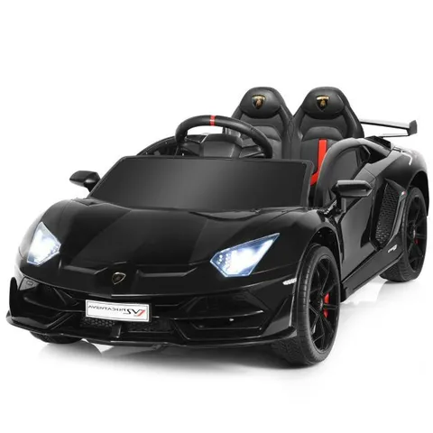 BOXED LAMBORGHINI 12V KIDS ELECTRIC RIDE ON CAR WITH REMOTE CONTROL AND MUSIC - RED