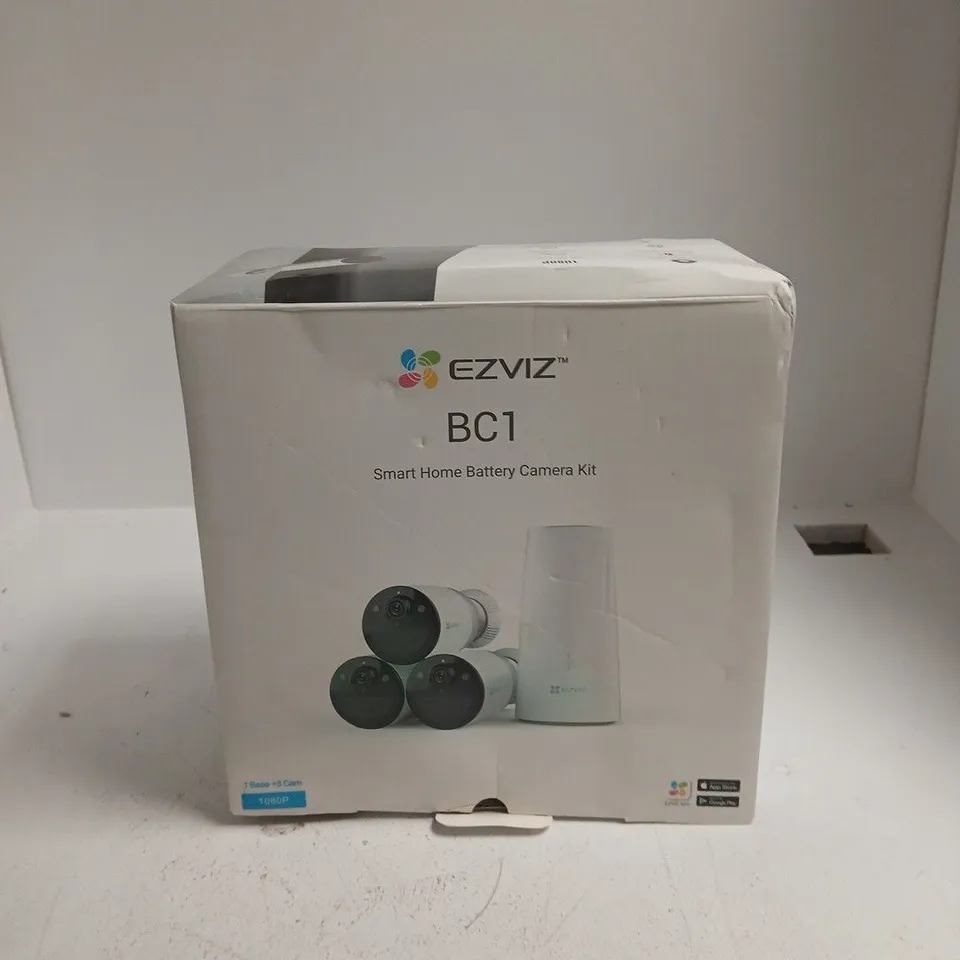 EZVIZ BC1 SMART HOME BATTERY CAMERA KIT (3 CAMERAS) – BOXED