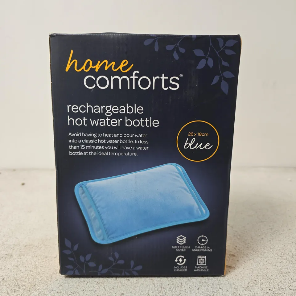 HOME COMFORTS RECHARGEABLE HOT WATER BOTTLE