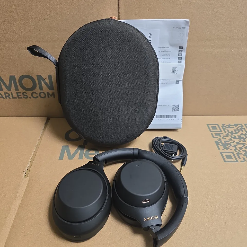 SONY OVER-EAR WIRELESS NOISE CANCELLING HEADPHONES – BLACK