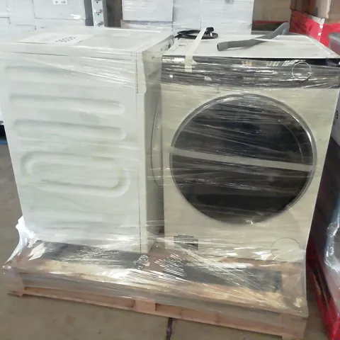 MIDEA MDG09EH80 FREESTANDING HEAT PUMP DRYER AND HAIER HWD120-B14979 FREESTANDING WASHER DRYER DIR