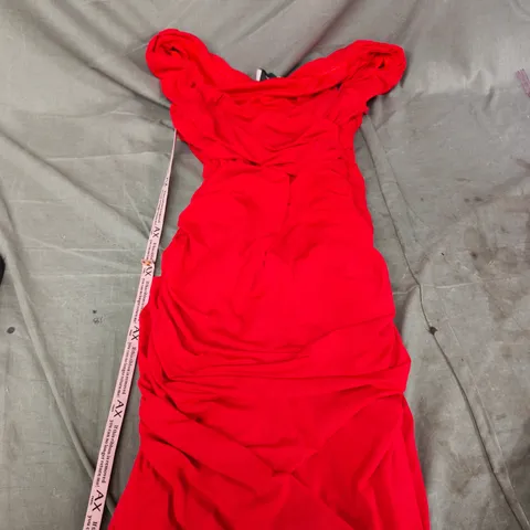 AX PARIS RED DRESS, UK SIZE 10